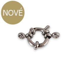 Karabínka zapínanie 13x4mm CHIRURGICKÁ OCEĽ , 1ks (ch1671)
